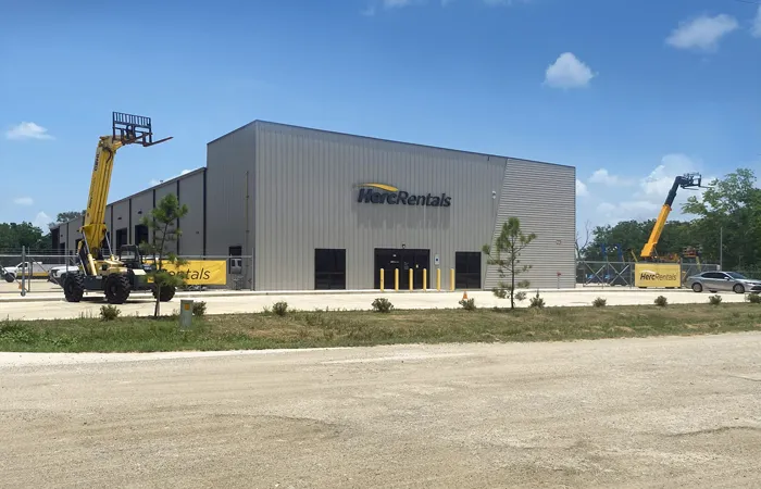 Herc Rentals building exterior Katy Texas